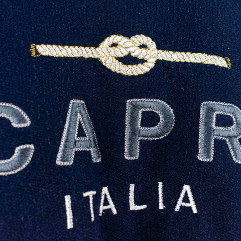 Capri Italia Italy Embroidered Sweatshirt