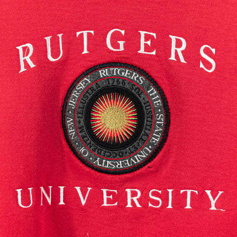 Jansport Rutgers University Crest Thrashed Sweatshirt