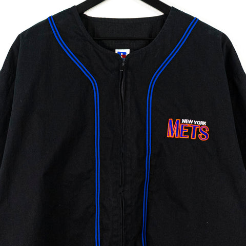 Russell Athletic New York Mets Zip Up Jersey