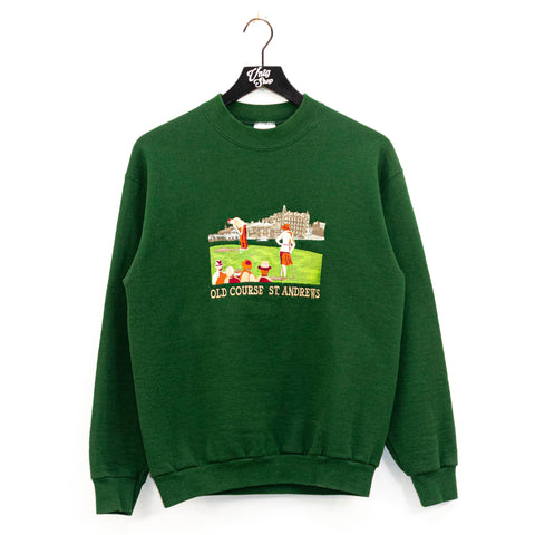 Old Course St. Andrew Golf Embroidered Sweatshirt