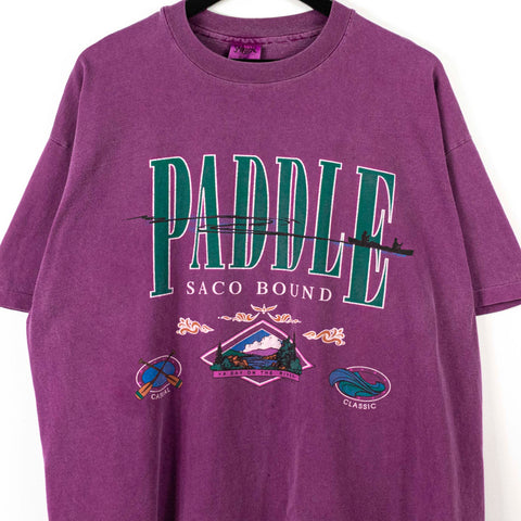 Paddle Saco Bound Canoeing Over Dyed T-Shirt