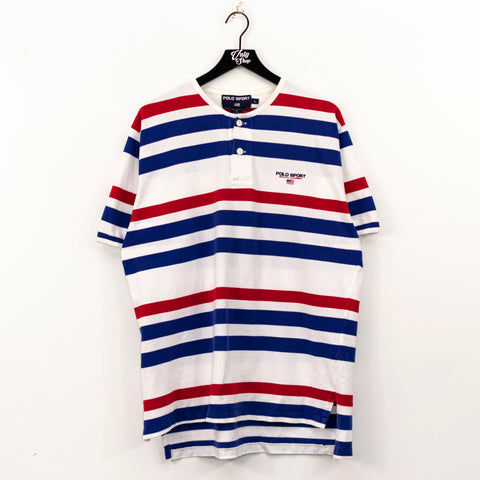 Polo Sport Ralph Lauren Striped Henley T-Shirt