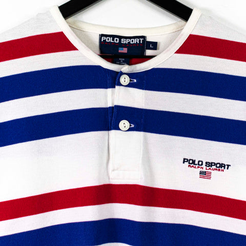 Polo Sport Ralph Lauren Striped Henley T-Shirt