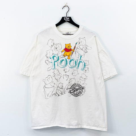 Disney Store Winnie The Pooh Sketch Drawing T-Shirt