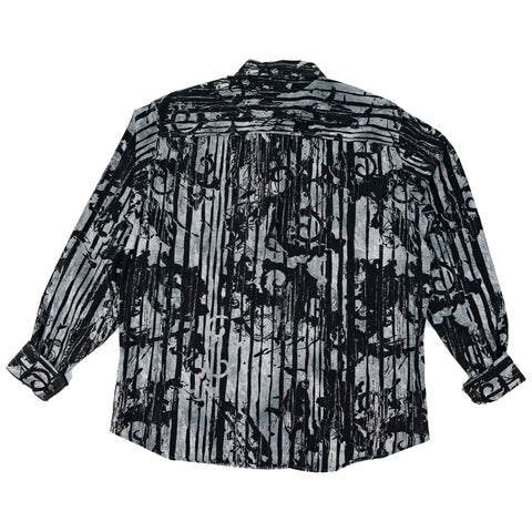 Versace Jeans Spell Out Button Up Shirt