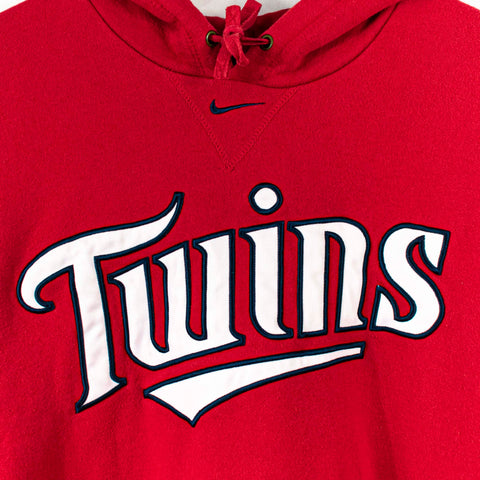 NIKE Center Swoosh MLB Minnesota Twins Hoodie Sweatshirt
