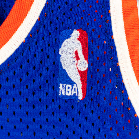 NBA MacGregor Sand Knit New York Knicks #33 Patrick Ewing Jersey
