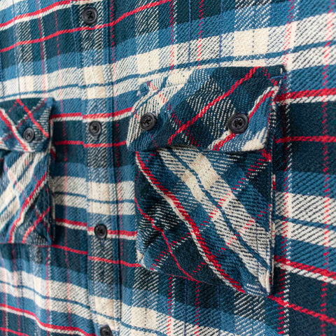 BTNS Flannel Plaid Button Up Shirt