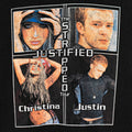 2003 Justin Timberlake Christina Aguilera Justified & Stripped Tour T-Shirt
