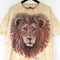 Liquid Blue Lion Big Print Face T-Shirt