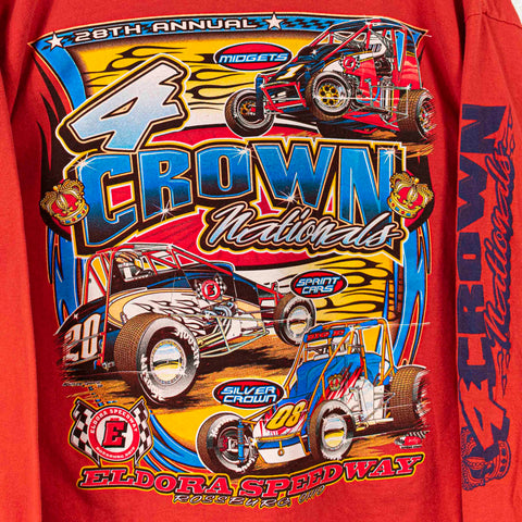 2008 4 Crown Nationals Racing Cars Long Sleeve T-Shirt