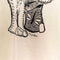 1990 Mojoware Save Africa Elephant Art T-Shirt