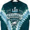 2018 Majestic Super Bowl LII Philadelphia Eagles Champions Tie Dye T-Shirt