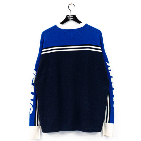 2017 Tommy Hilfiger Jeans Sleeve Spell Out Knit Sweater