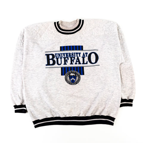 University Of Buffalo Spell Out Crewneck Sweatshirt