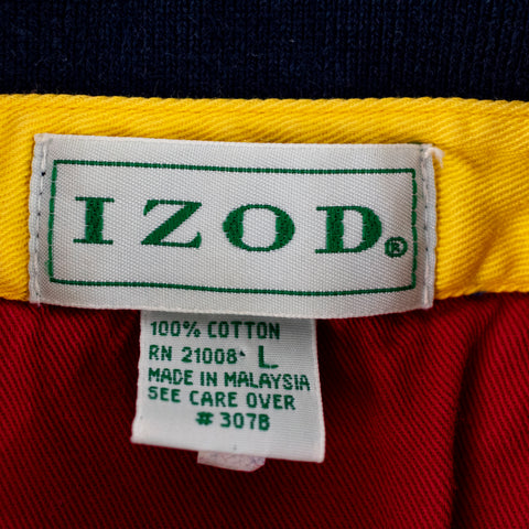 Izod Crest Multicolor Striped Polo Shirt