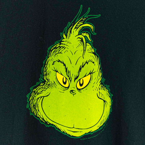 2001 Dr Seuss The Grinch Big Face T-Shirt
