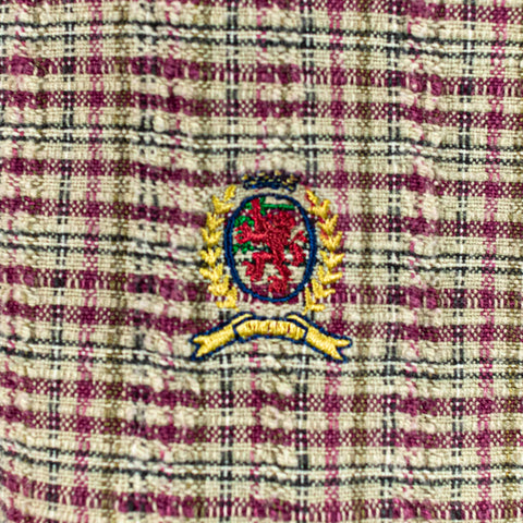Tommy Hilfiger Crest Textured Cotton Button Down Shirt