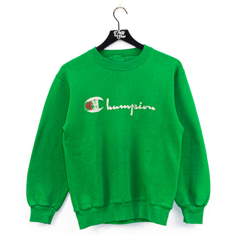 Champion Distressed Spell Out Sweatshirt