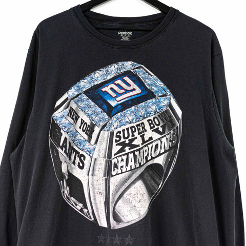 Reebok New York Giants Super Bowl XLV Champions Ring Long Sleeve T-Shirt