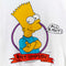 1990 Bart Simpson All Right Cutoff Short Sleeve Sweatshirt