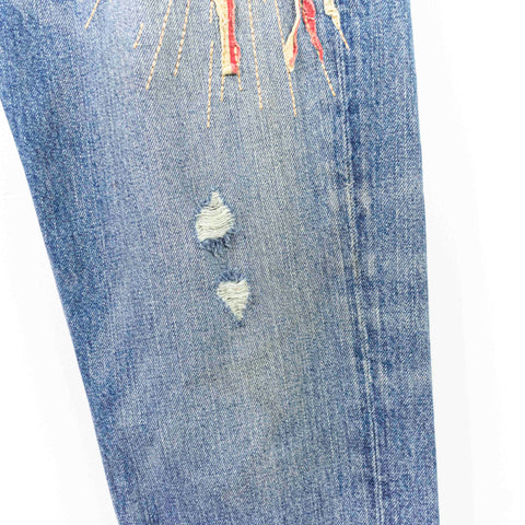 Denim & Supply Ralph Lauren Flag Eagle Embroidered Jeans