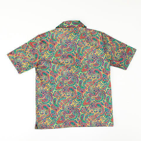 Jefftron by Lord Jeff Polyester Paisley Disco Shirt