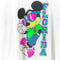 Sherry's Mickey Mouse Florida Cool Neon Disney Thrashed Super Thin T-Shirt
