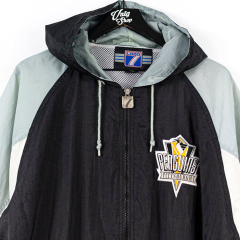 Logo 7 NHL Pittsburgh Penguins Hooded Windbreaker Jacket