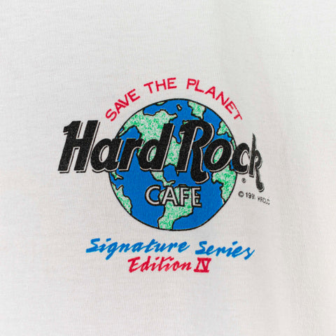 1991 Hard Rock Signature Series Aids Awareness T-Shirt