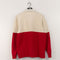 J Crew Knit Goods Color Block Long Sleeve Rugby Shirt