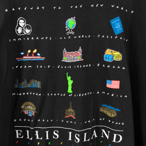 1991 Luke a Tuke Ellis Island T-Shirt