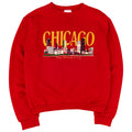 Chicago The Windy City Spell Out Sweatshirt