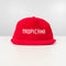 Tropicana Corduroy Spell Out Snap Back