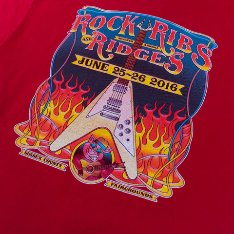 2016 Rock Ribs and Ridges Concert T-Shirt