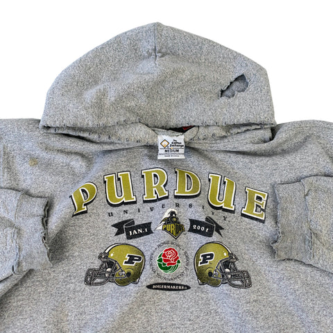 2001 Purdue University Rose Bowl Thrashed Hoodie Sweatshirt