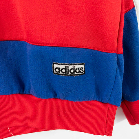 Adidas Trefoil Spell Out Color Blocked Sweatshirt