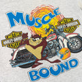 1993 Looney Tunes Taz Harley Davidson Muscle Bound T-Shirt
