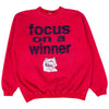 Focus On A Winner Blurry Text Sweatshirt
