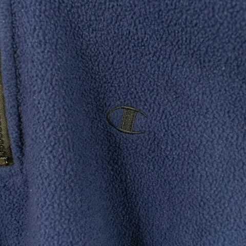 Champion C Logo Quarter Zip Fleece