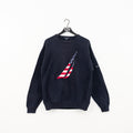 Nautica American Flag Logo Knit Sweater