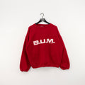 1990 BUM Equipment Spell Out Fleece Sweatshirt