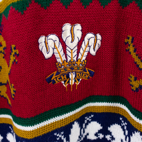 Natural Royal Crest Knit Sweater