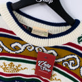 Natural Royal Crest Knit Sweater