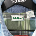 LL Bean Plaid Flannel Shirt