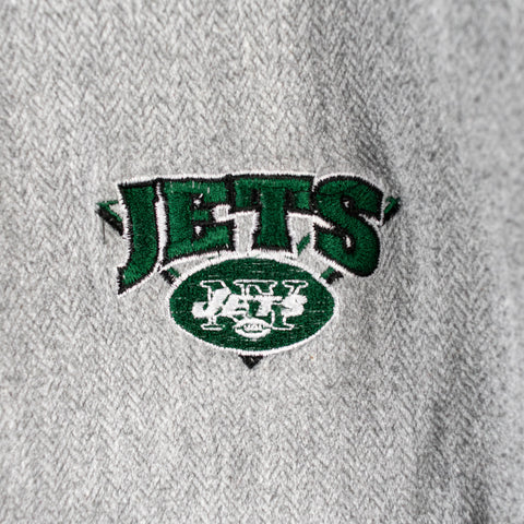 1998 The Edge New York Jets Embroidered Long Sleeve Polo