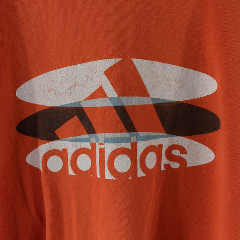Adidas Oval Logo Spell Out T-Shirt