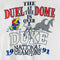 1991 The Duel at The Dome Is Over Duke Blue Devils T-Shirt