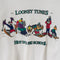 1991 Warner Bros Looney Tunes Hot Dog Ski School Sweatshirt