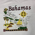 90s Bahamas Nautical Map Tourist T-Shirt